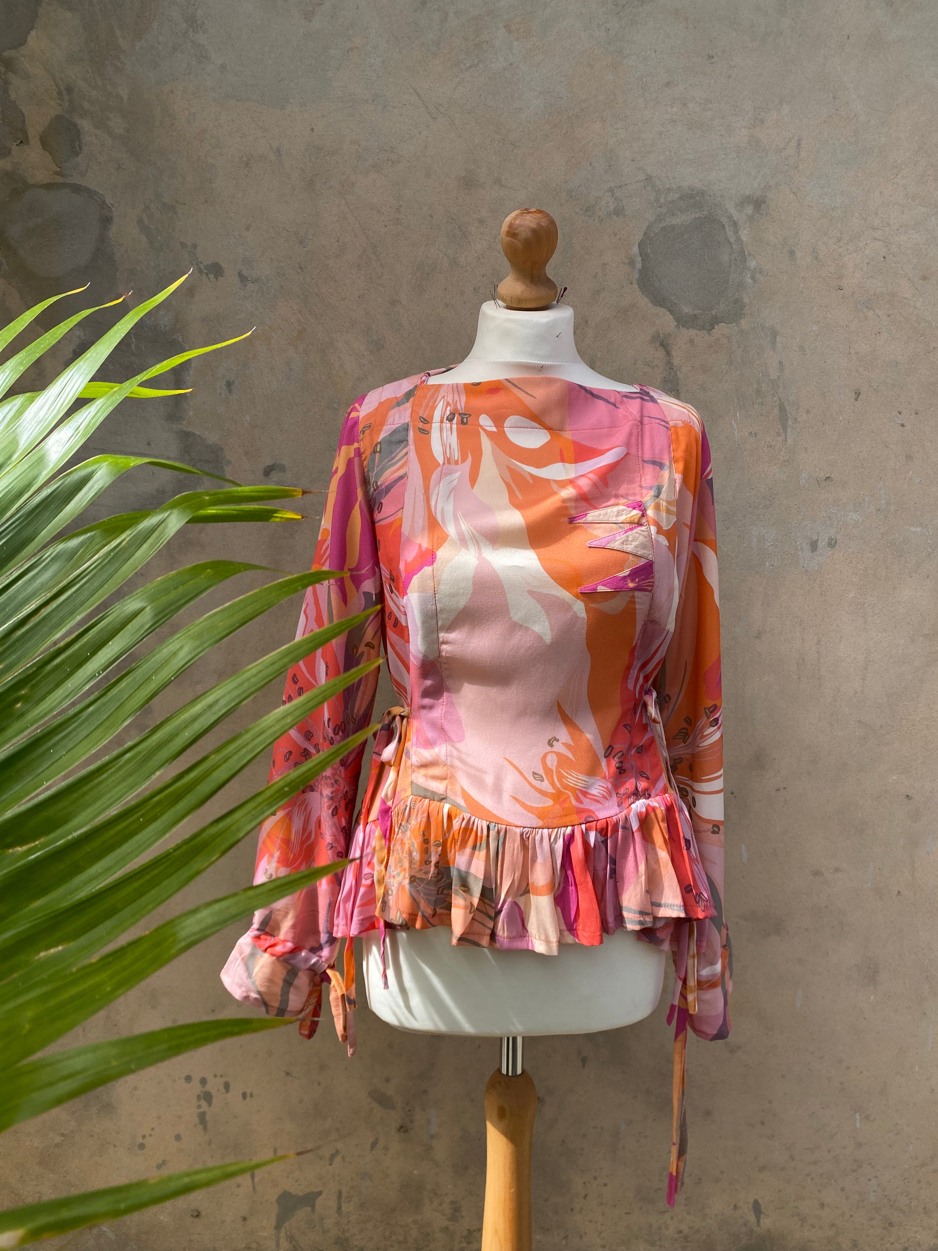 A10. KEZA - Blouse allaitement Fleur- (21 000 XOF avec réduction)